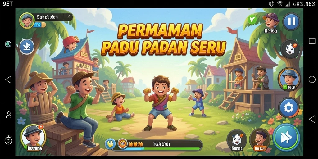 Tampilan gameplay 9ET yang seru dan menantang dalam kategori Match-3.