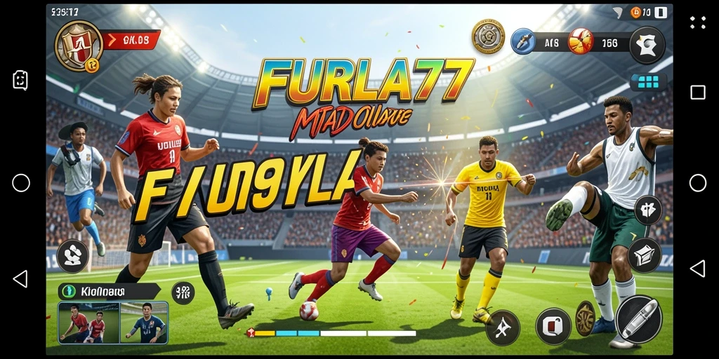Screenshot FURLA77 menampilkan aksi seru dalam pertandingan olahraga.