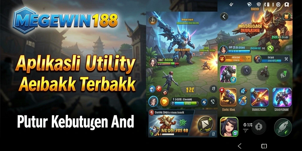 Tampilan utama MEGEWIN188 dengan fitur Utility yang mempermudah kehidupan pengguna.